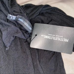 Pretty Little Thing Black Turtleneck Jumpsuit